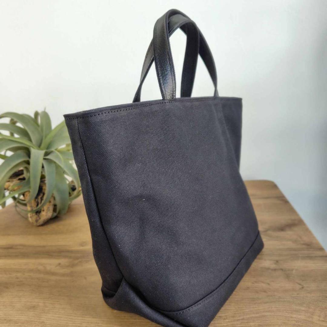 よじょーはん様 /2025タンバリンネイビー×白/がま口ポケット付きMSトート