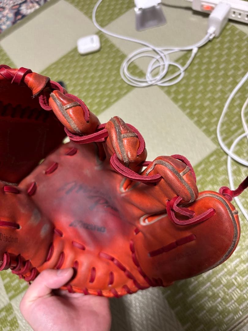 ミズノプロ 硬式投手用 逆巻き