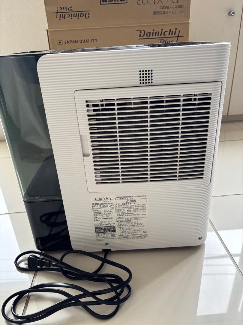 ダイニチ加湿器 HD-LX1223 美品です フィルター取り替カバーは新品です
