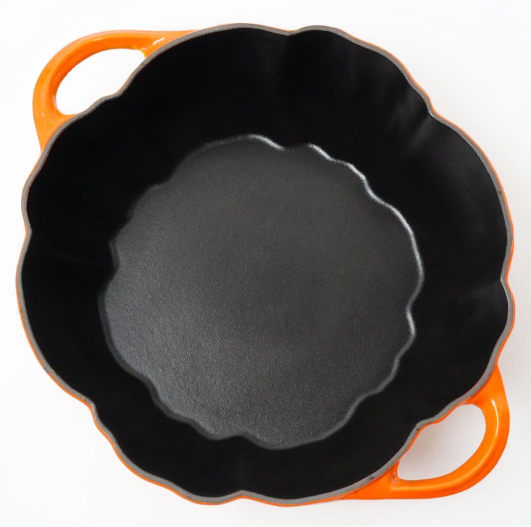 希少⭐︎ストウブ staub ココット パンプキン　オレンジ　24cm ビンテージ