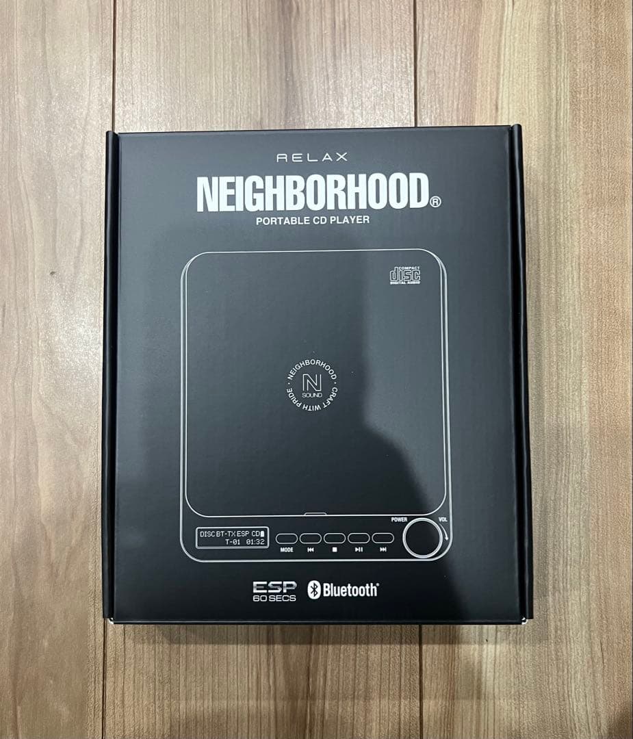 ポータブルCDプレーヤー グレー 新品未使用