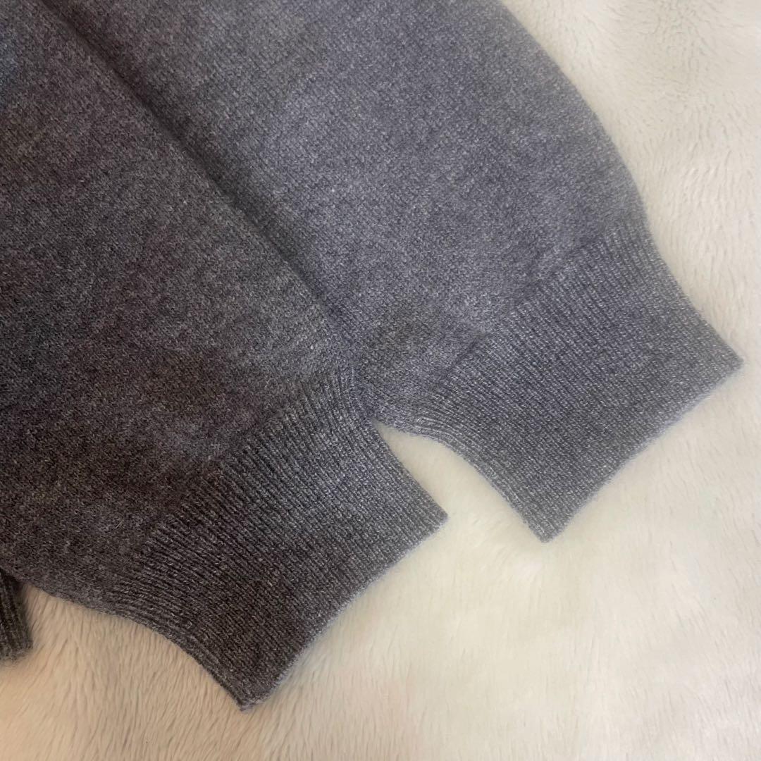 【定価5.6万✨】DRAWER カーディガン　カシミヤ 99% グレー　新品