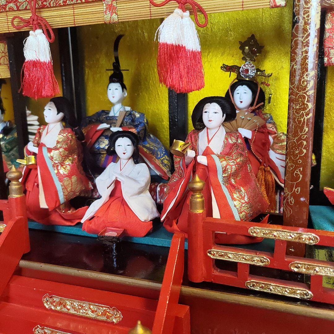 御殿飾りひな人形　雛人形セット