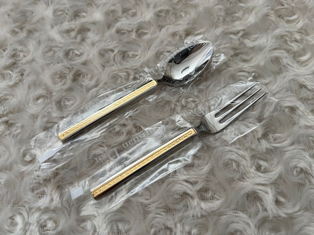 【専用】ディオール カトラリーセット　金彩スプーン＆フォークセット　10本セット