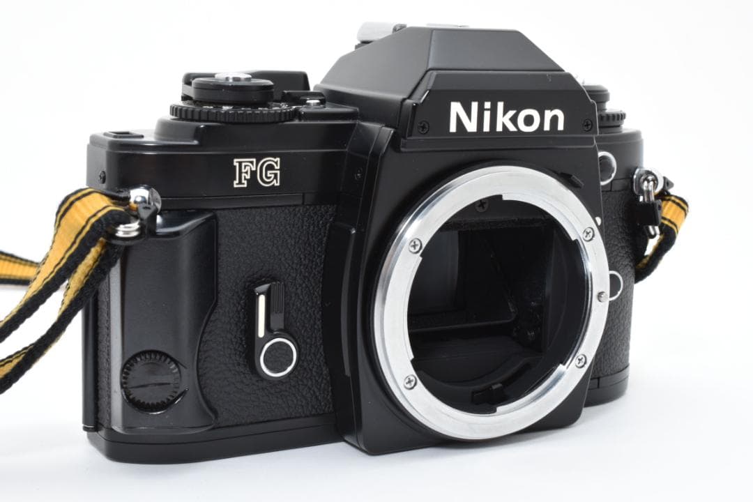 超美品 NIKON FG ブラック 箱付き 説明書 モルト新品交換済 H088