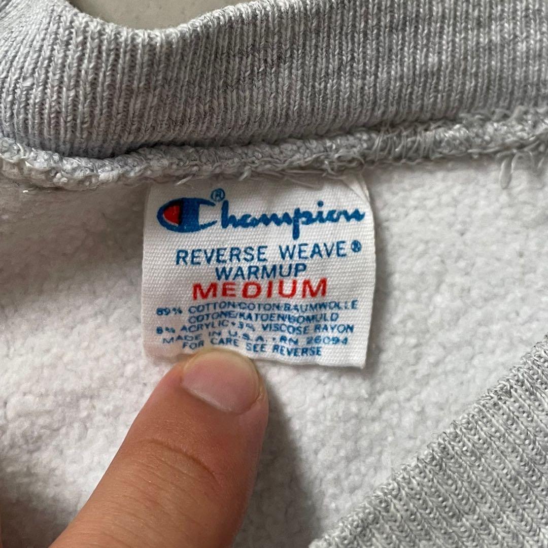 80s リバースウィーブ　champion スウェット
