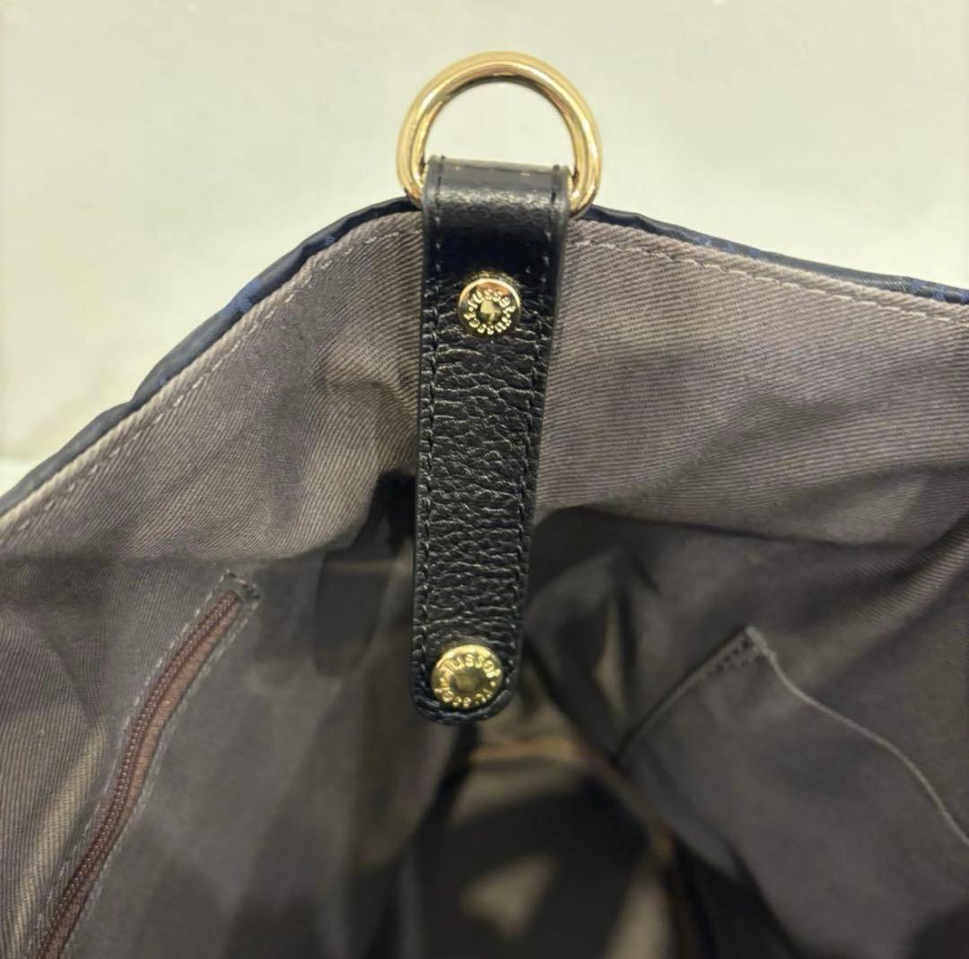 くぅ russet ナイロンジャガード2wayミニトートバッグ ショルダー