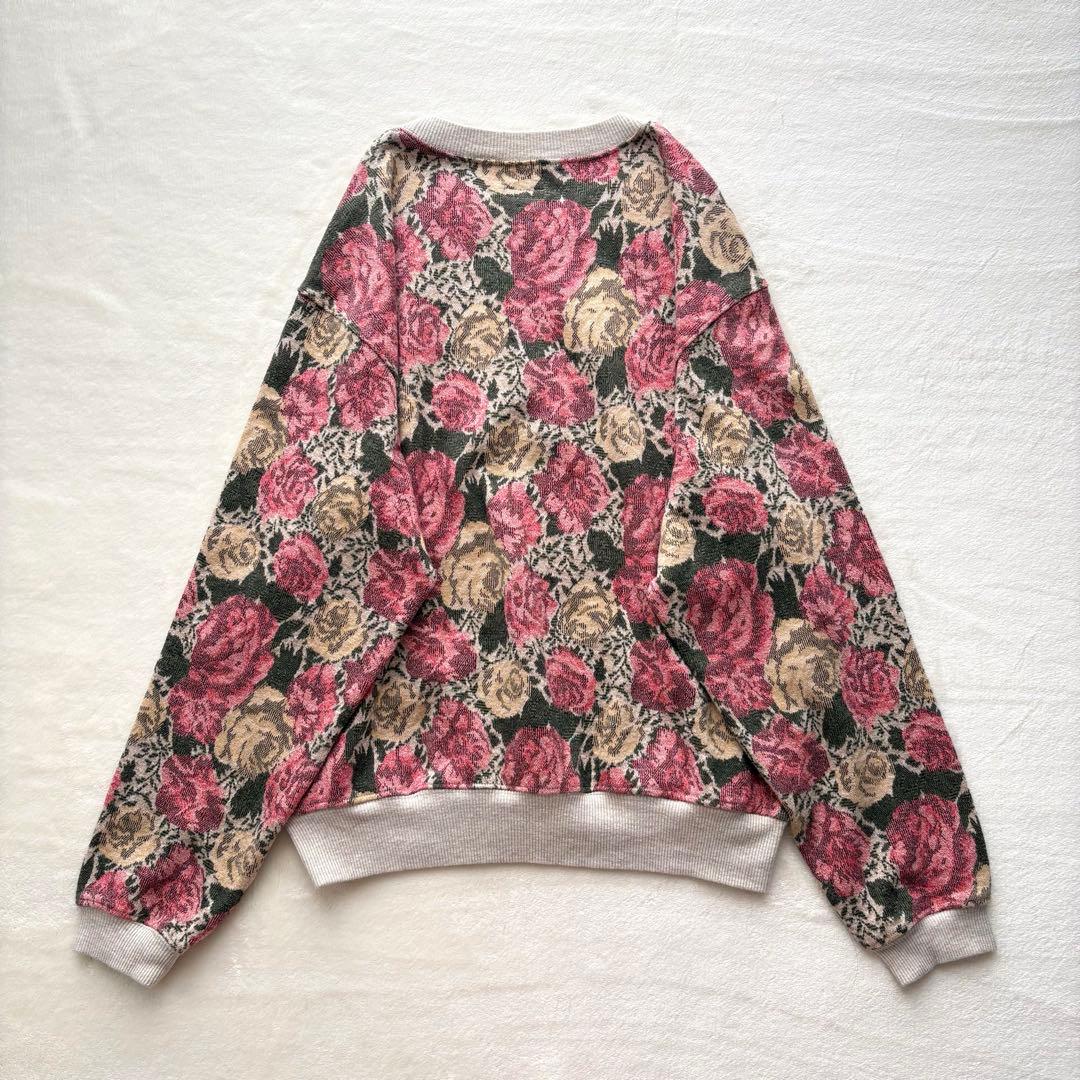 KAPITAL キャピタル ローズ柄 スウェット ゴブラン天竺クルースウェット