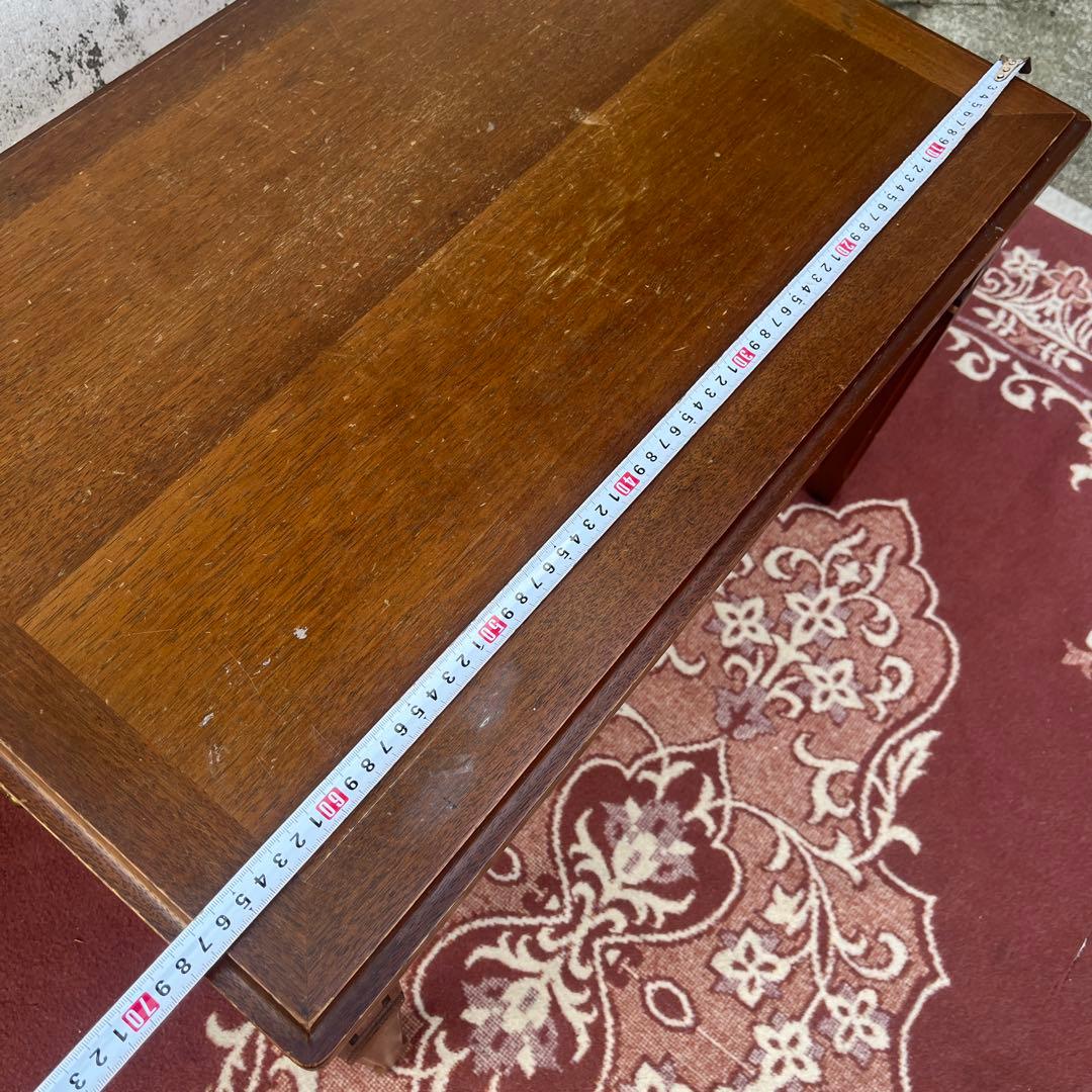 古家具◾️maruni マルニ 地中海シリーズ 木製 サイドテーブル 引き出し付