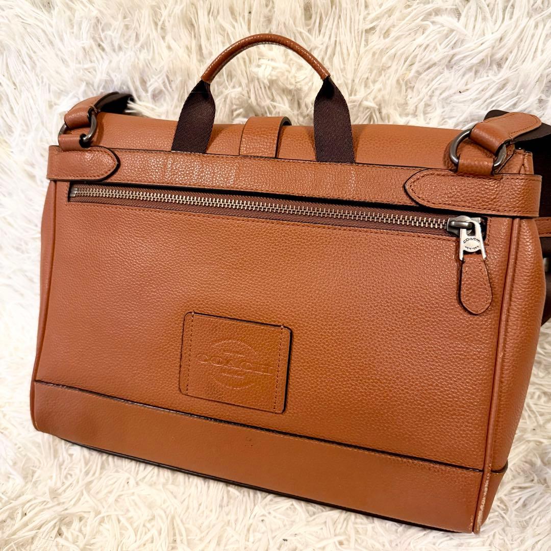 コーチ　COACH ビジネスバック　メッセンジャーバック　ハドソン　ブラウン