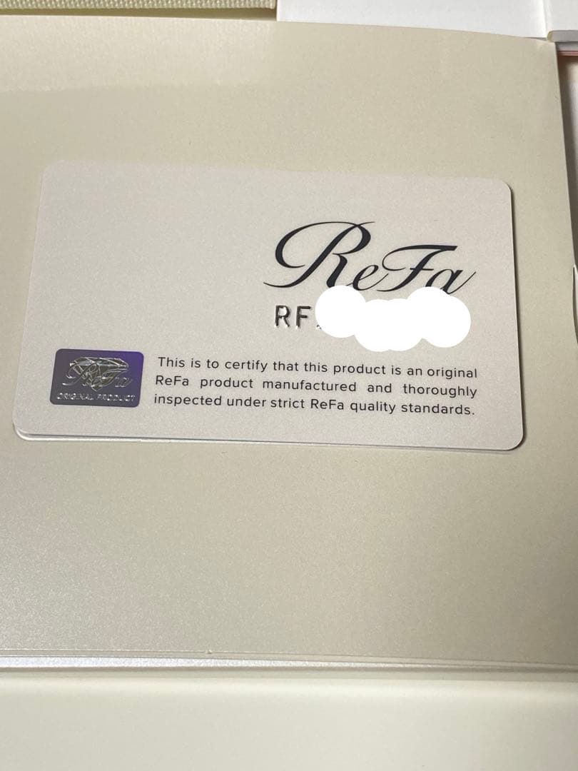 美品ReFa 4 CARAT 正規品 RF-FC1932B ギャランティカード付