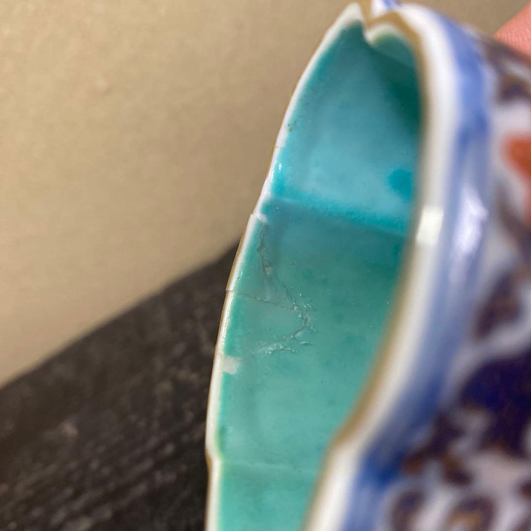 中国古玩粉彩唐人物色絵香炉【桐箱付】