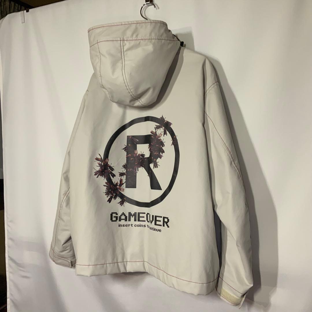 【希少】　shareef モッズコート　蜂ロゴ　グレー系