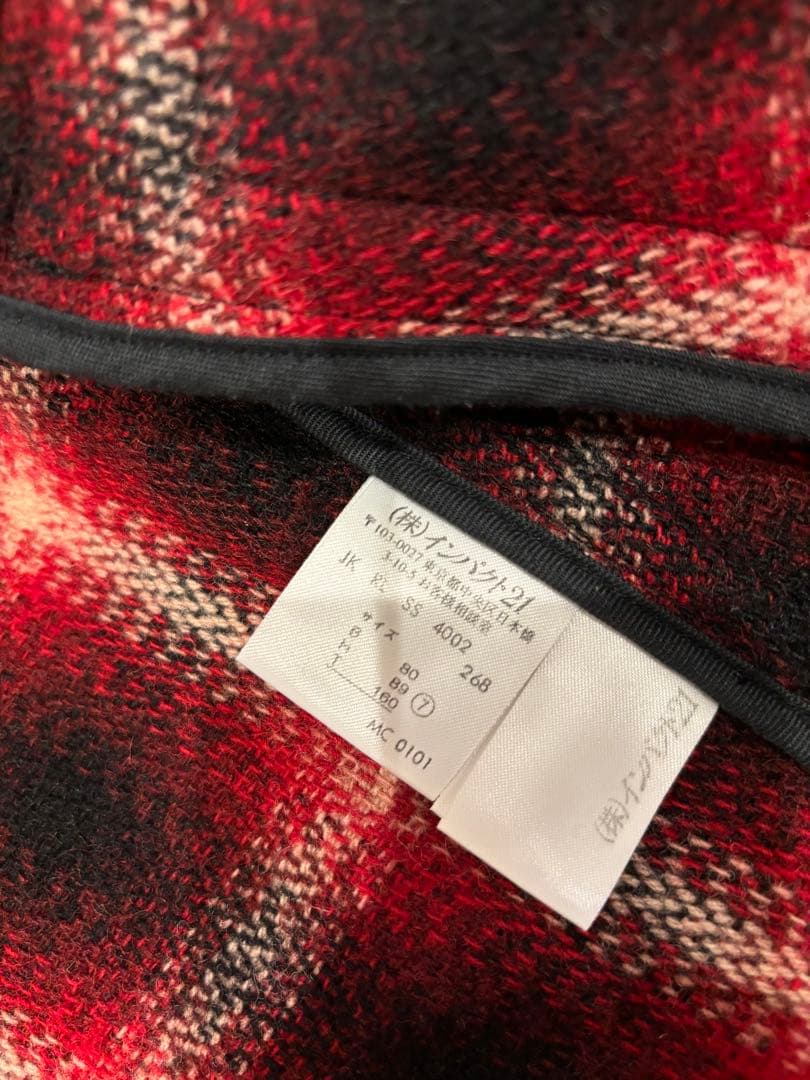 【未使用品】Ralph Lauren チェック ウール Pコート ダブル ベルト