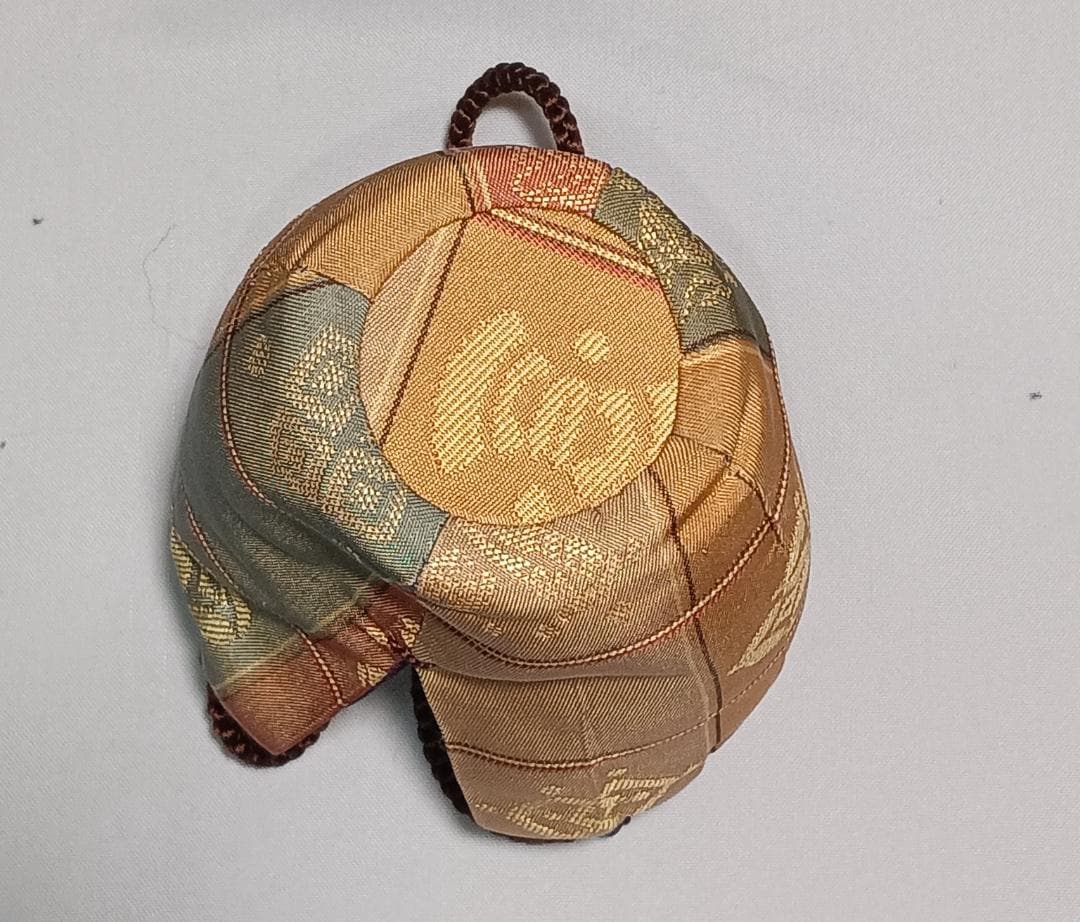 茶道具　丹波立杭焼　信水窯　市野信水作　丹波尻張茶入　宝尽間道仕覆付　美品！！