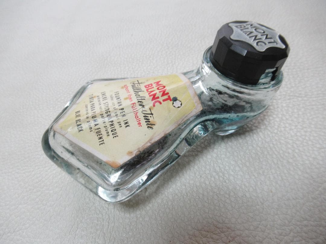 希少 1960～1970年代共箱付◆モンブラン 靴型 インク空瓶 2oz 2種類