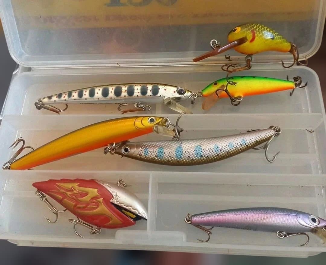 釣具用品★バス釣り★ホーグリー・ルアー★ミノーセット★グラインダー武蔵ルアー付