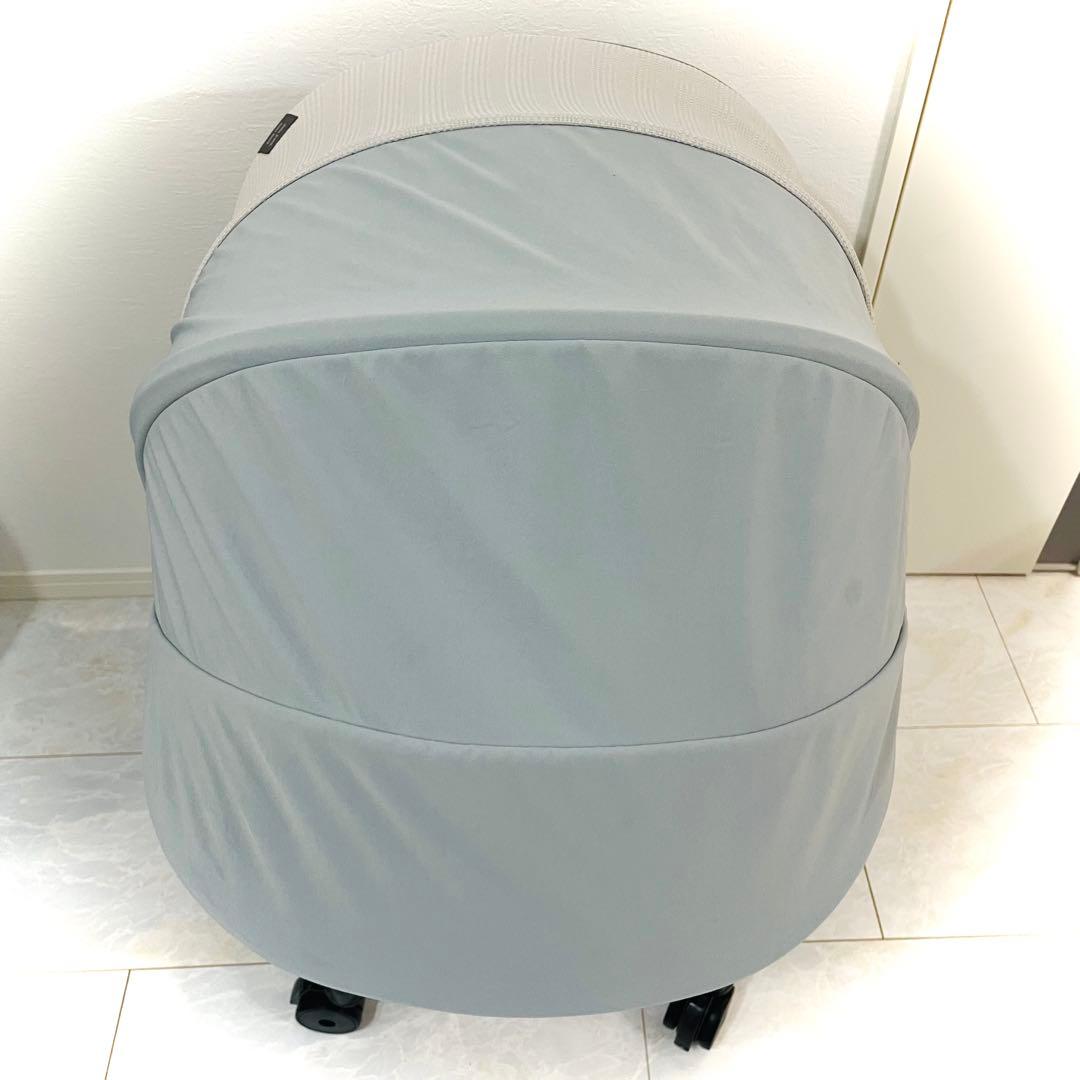 【超美品】テーブル艶有★コンビネムリラオートスイングBEDiスリープシェルブルー