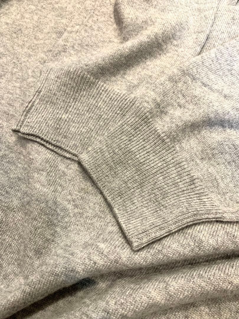 ✨美品正規品✨HERMES(エルメス)カシミヤ100%グレージップアップセーター