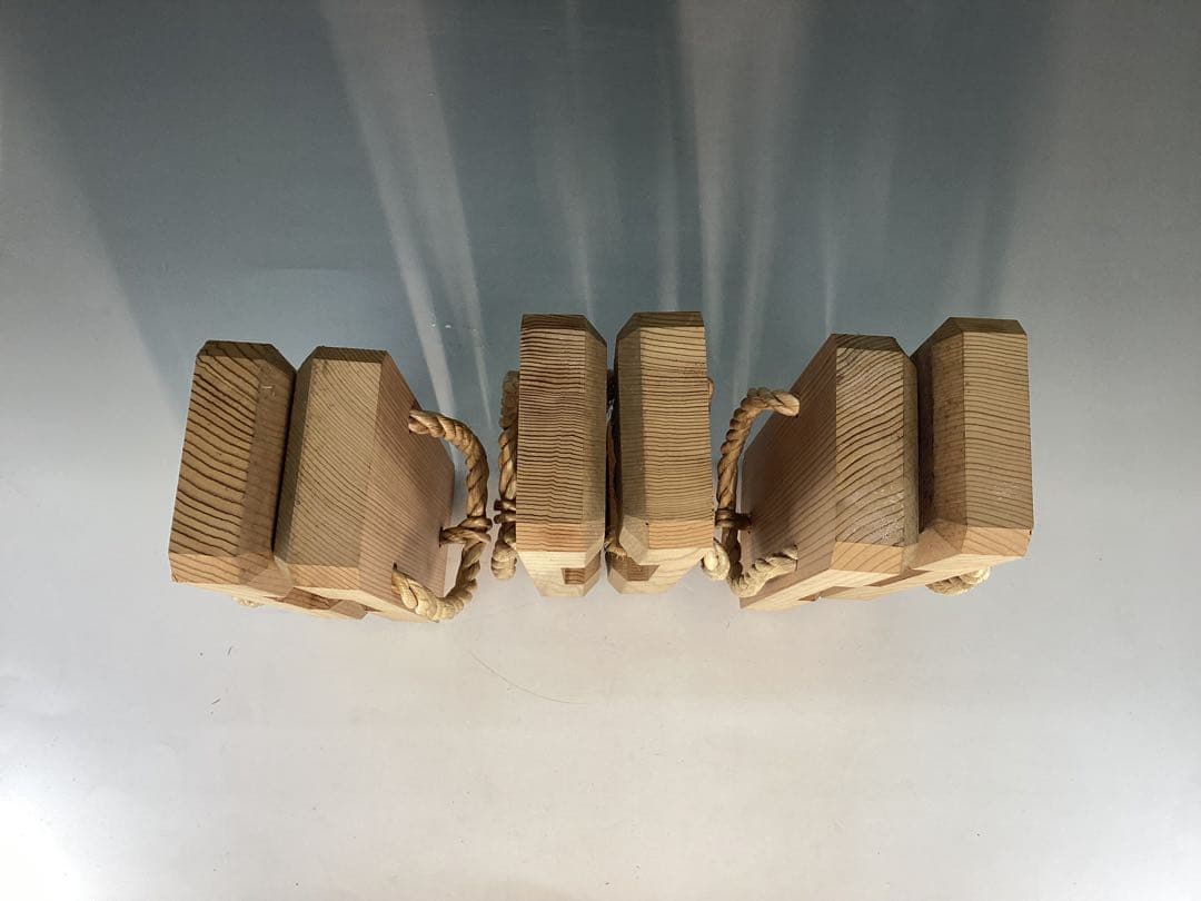 【中古品】露地下駄　駒下駄　3足セット②（紙箱）USED〈税込•送料込〉