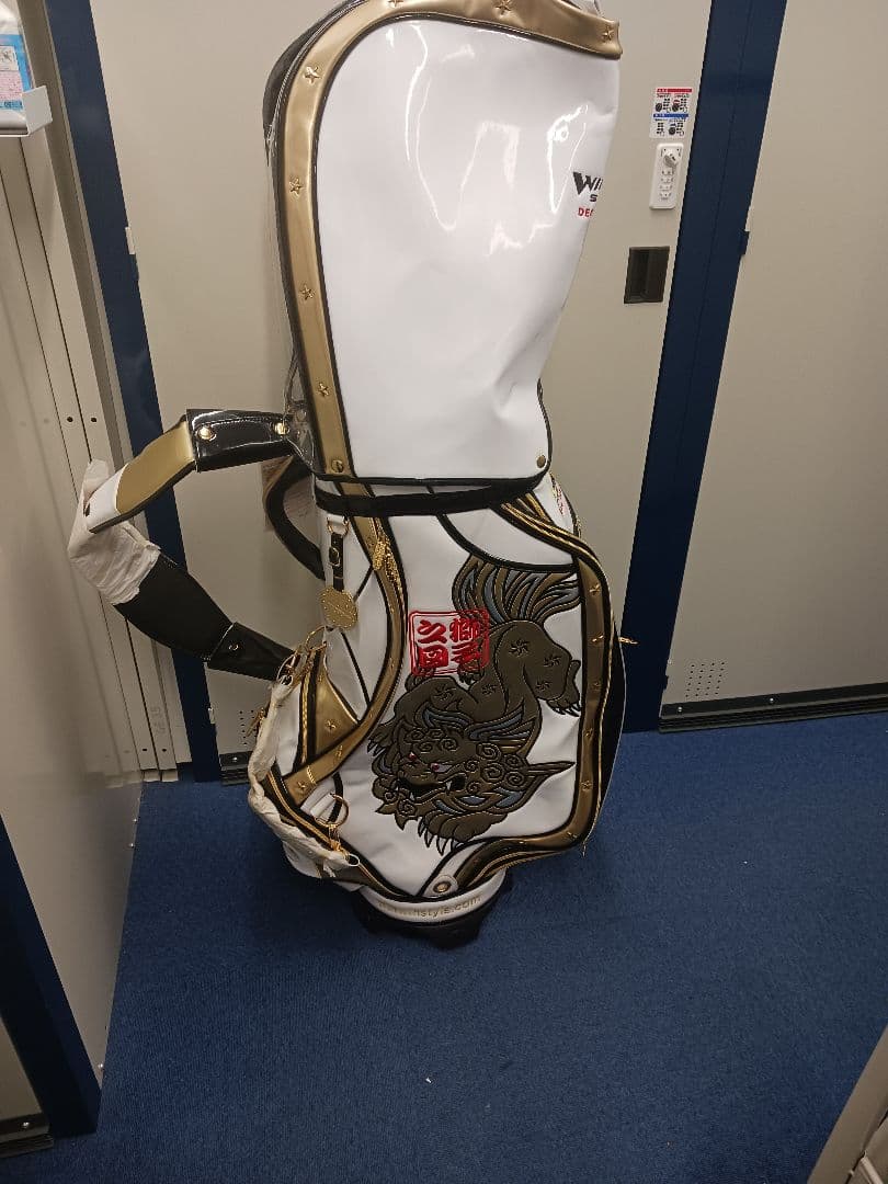 の*り様 WINWIN S TYLE キャディーバッグ 獅子GOLD Ver.(