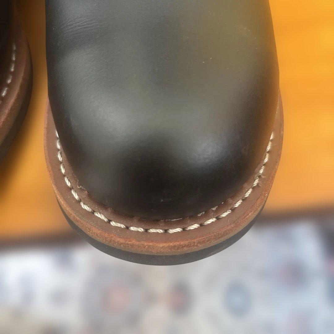 AVIREX ブラックエンジニアブーツ US 8.5