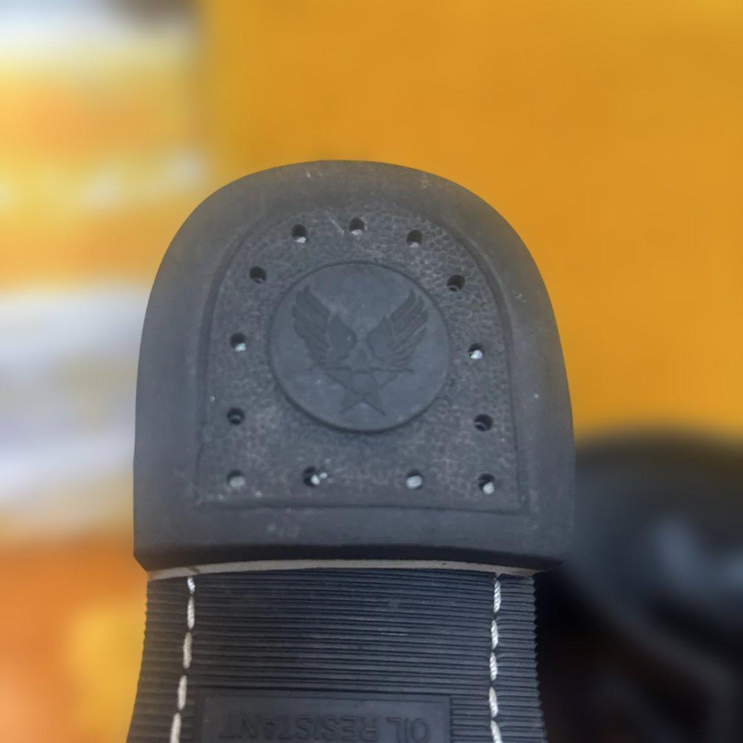 AVIREX ブラックエンジニアブーツ US 8.5