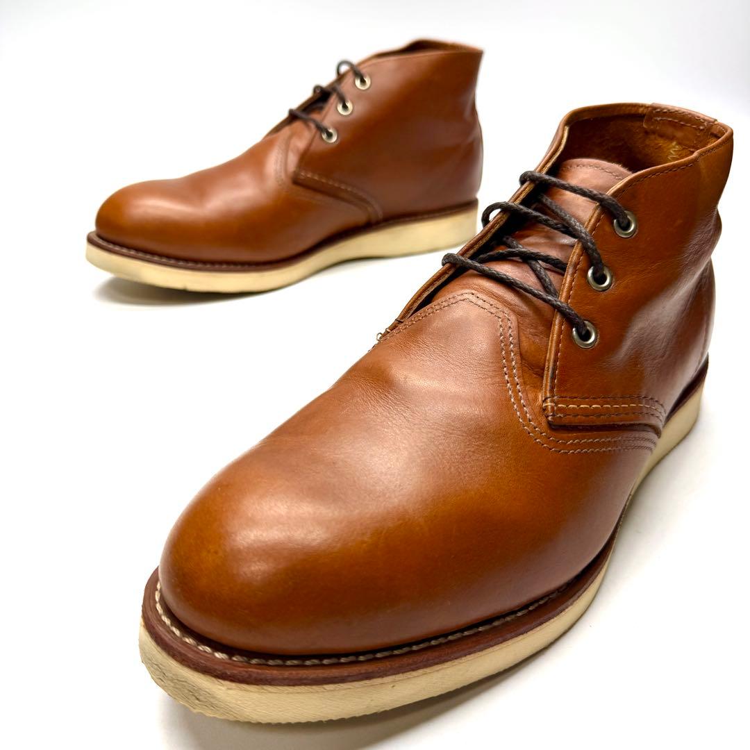 【美品】RED WING 3140 ワークチャッカブーツ USA製 アメカジ 革