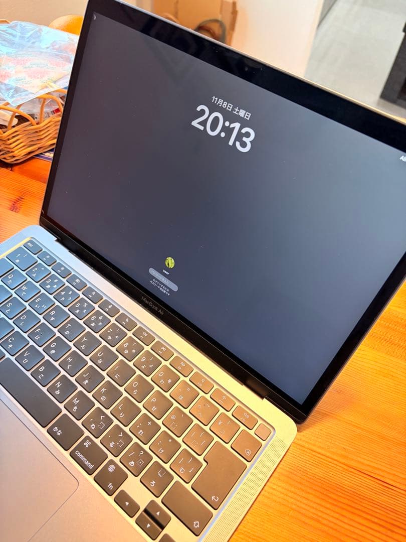 MacBook Air 2020 M1/8GB/256GB SSD シルバー