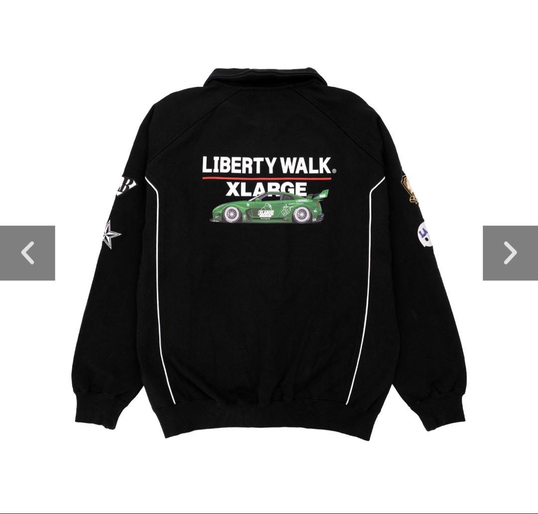 LIBERTY WALK XLARGE ジップアップスウェット