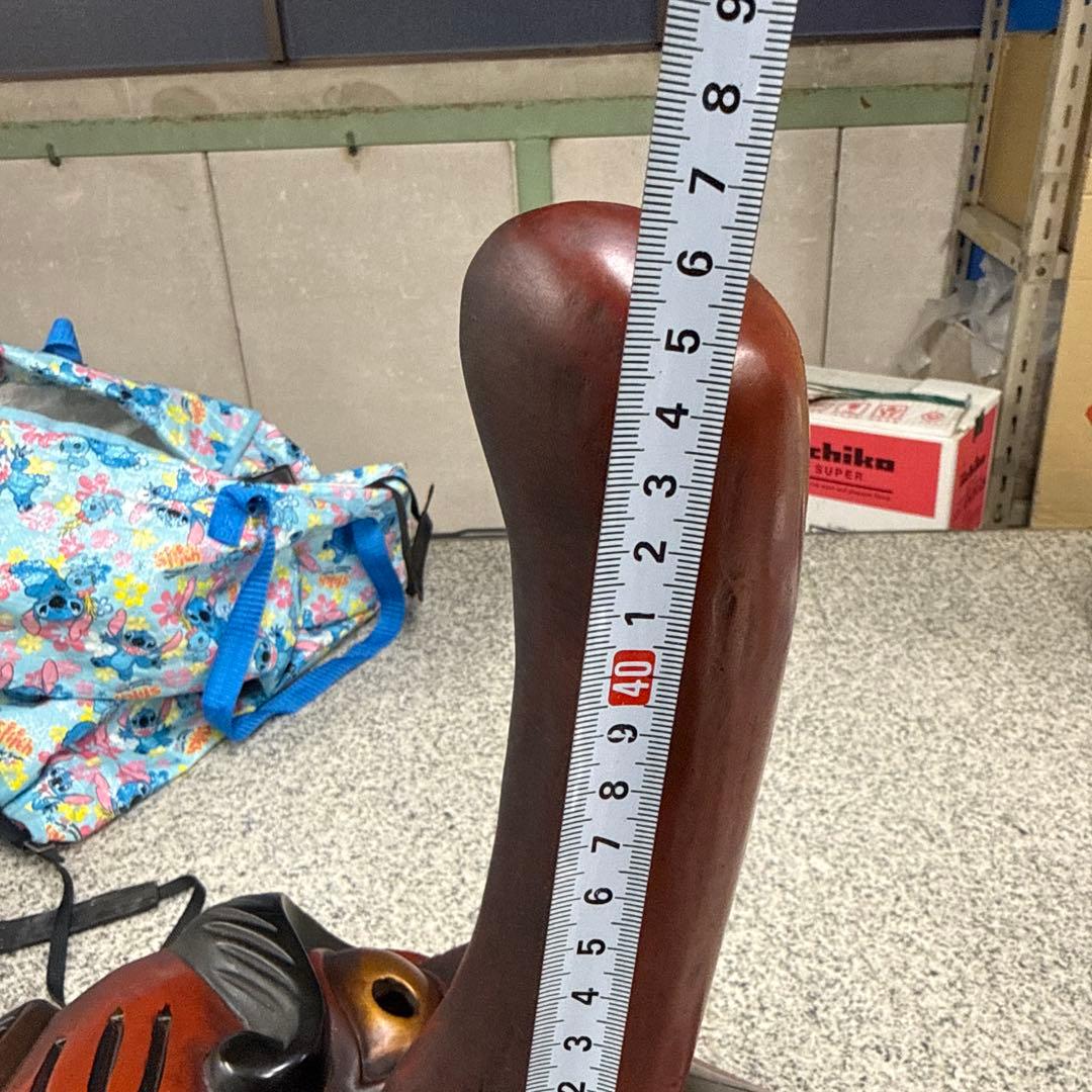 ★天狗 テング お面 木彫り 壁掛け用 縁起物 アンティーク コレクション 格安