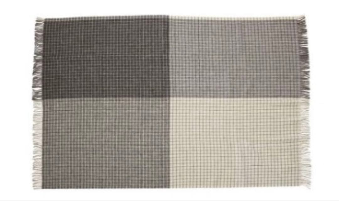 リトアニア製ウール100% 毛布　ブランケットシングル APEX