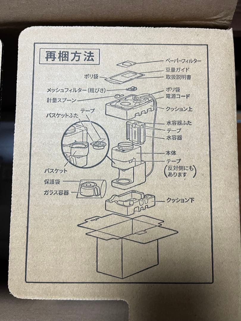【美品】Panasonic コーヒーメーカー NCA58-K