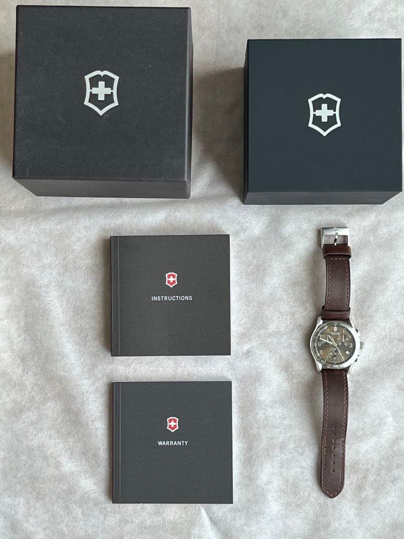 【希少】Victorinox Swiss Army ブラウンクロノグラフ