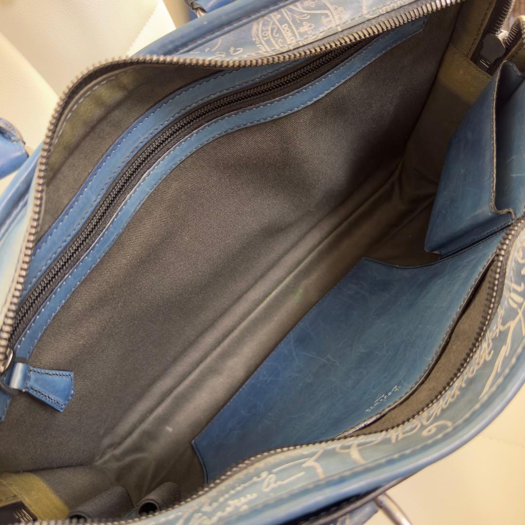 特注 定価65万 ベルルッティ アンジュールミニ スクリットレザーブリーフケース