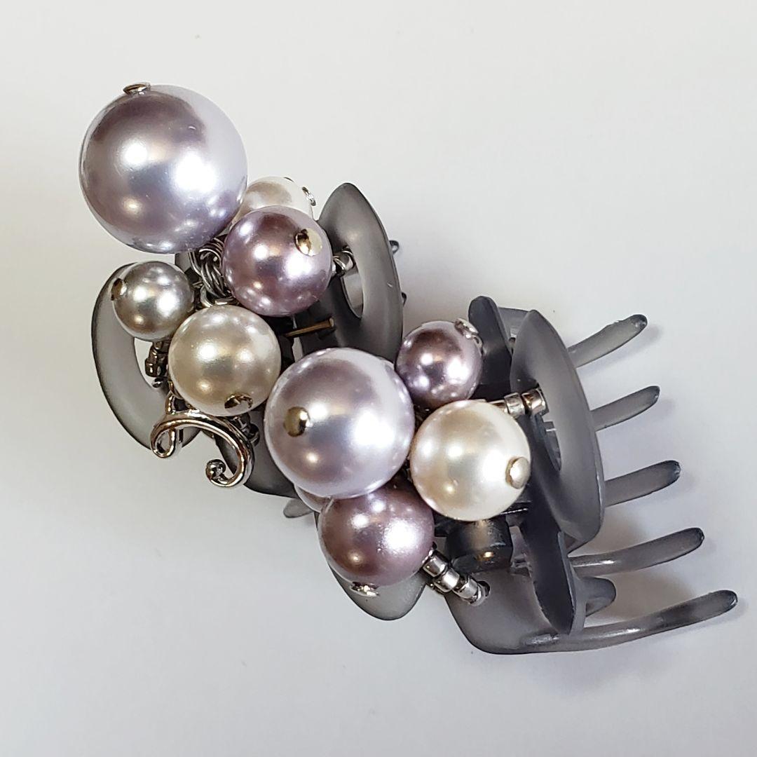 新品未使用　コンプレックスビズ スワロフスキー　パール　ホイップクリップ