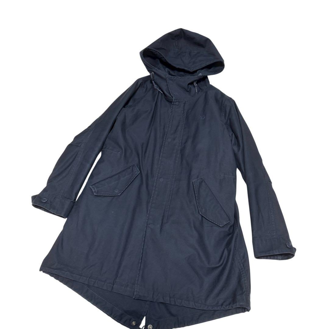 FRED PERRY モッズコート　キルティングライナー　月桂樹ロゴ　XL