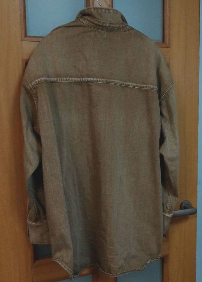 美品【ジャーナルスタンダード】ライトオンスデニムシャツ キャメル