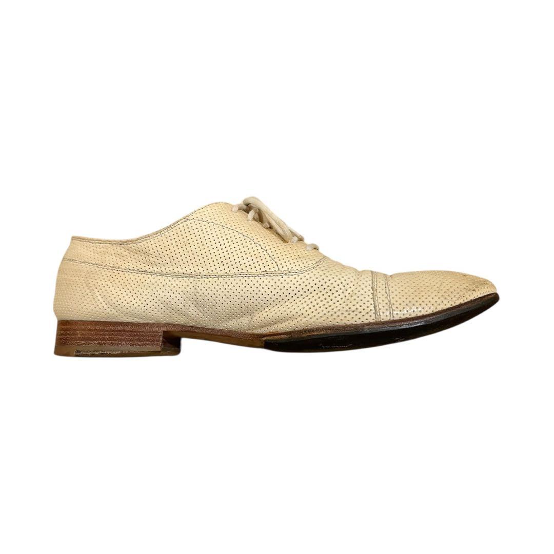 激レア 本人期 Martin Margiela パンチングレザー ドレスシューズ