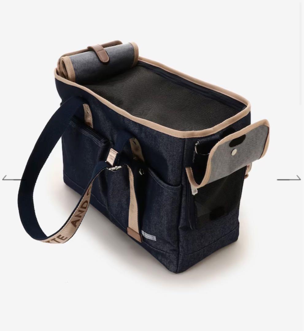 & chouette 《いぬのきもち制作協力》デニム2wayペットキャリーバッグ