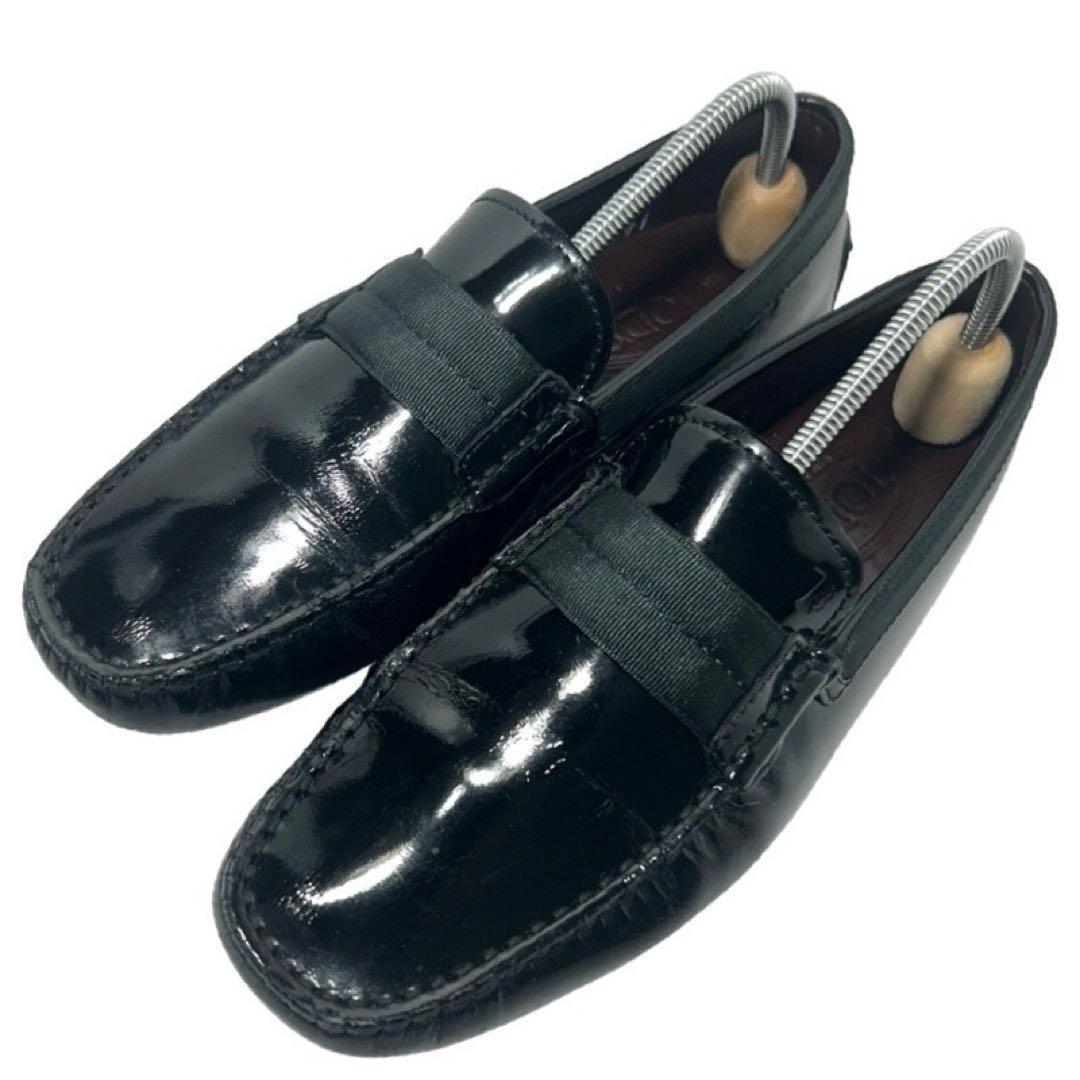 TOD'S エナメルドライビングシューズ　UK5
