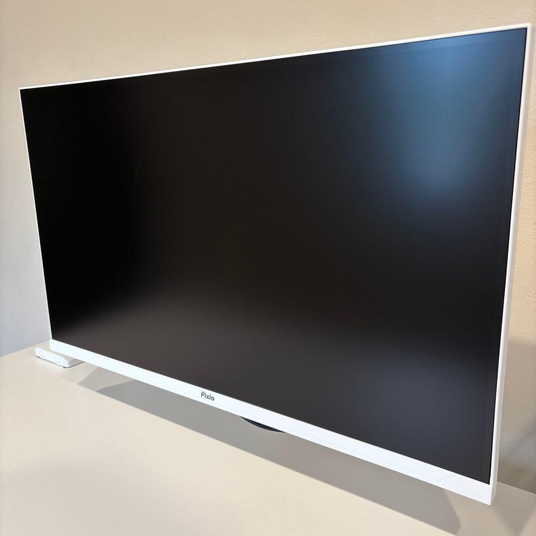 ピクシオゲーミングモニター27型ホワイトPX278WAVEW-Oモニターアーム付