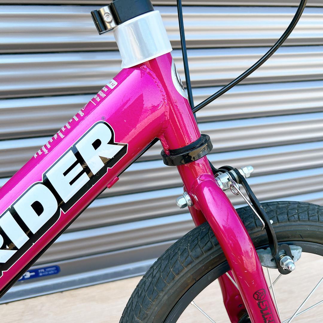 動作良好♪ STRIDER キッズバイク フューシャピンク ストライダー14X
