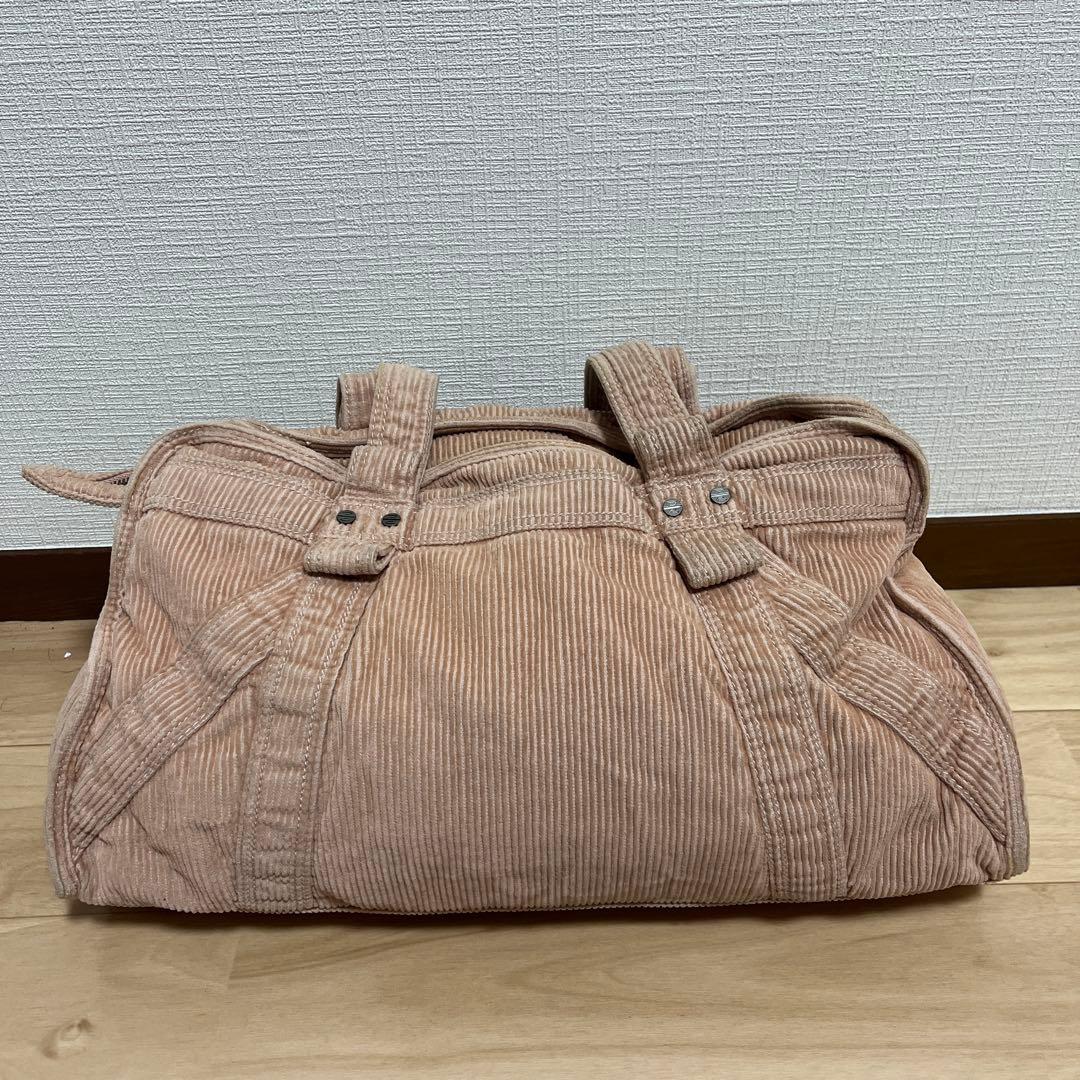 ディーゼル　コーデュロイ　バッグ　ベージュ　y2k