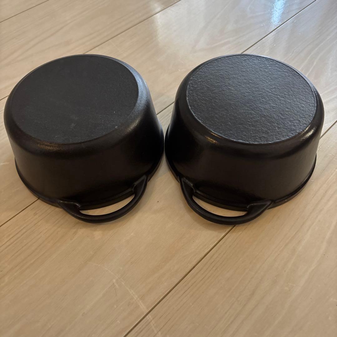 VERMICULAR オーブンポット1 マットブラック 14cm 2個セット