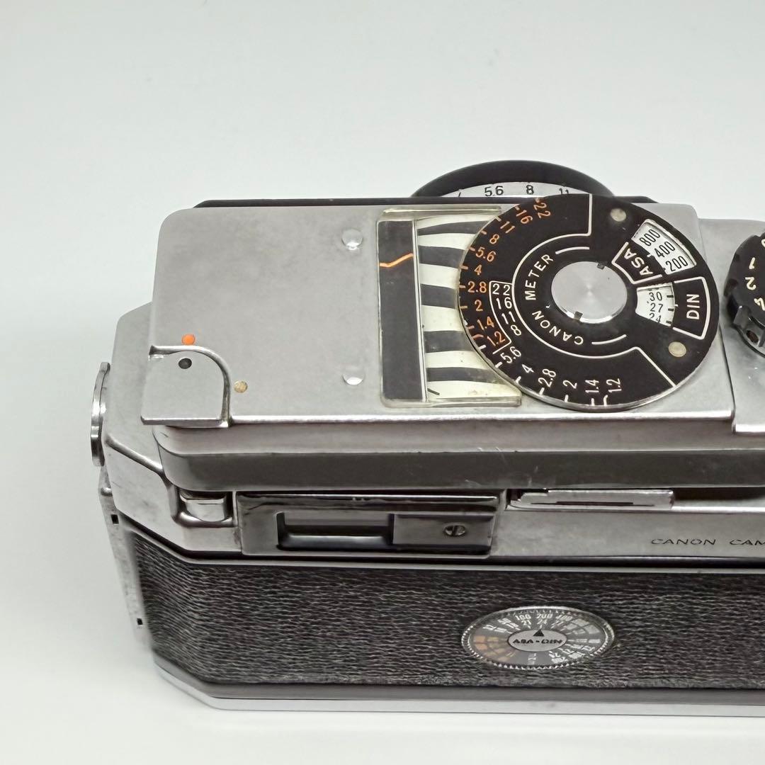 【完動品】Canon P ポピュレール 露出計付き フィルムカメラ 動作確認済み