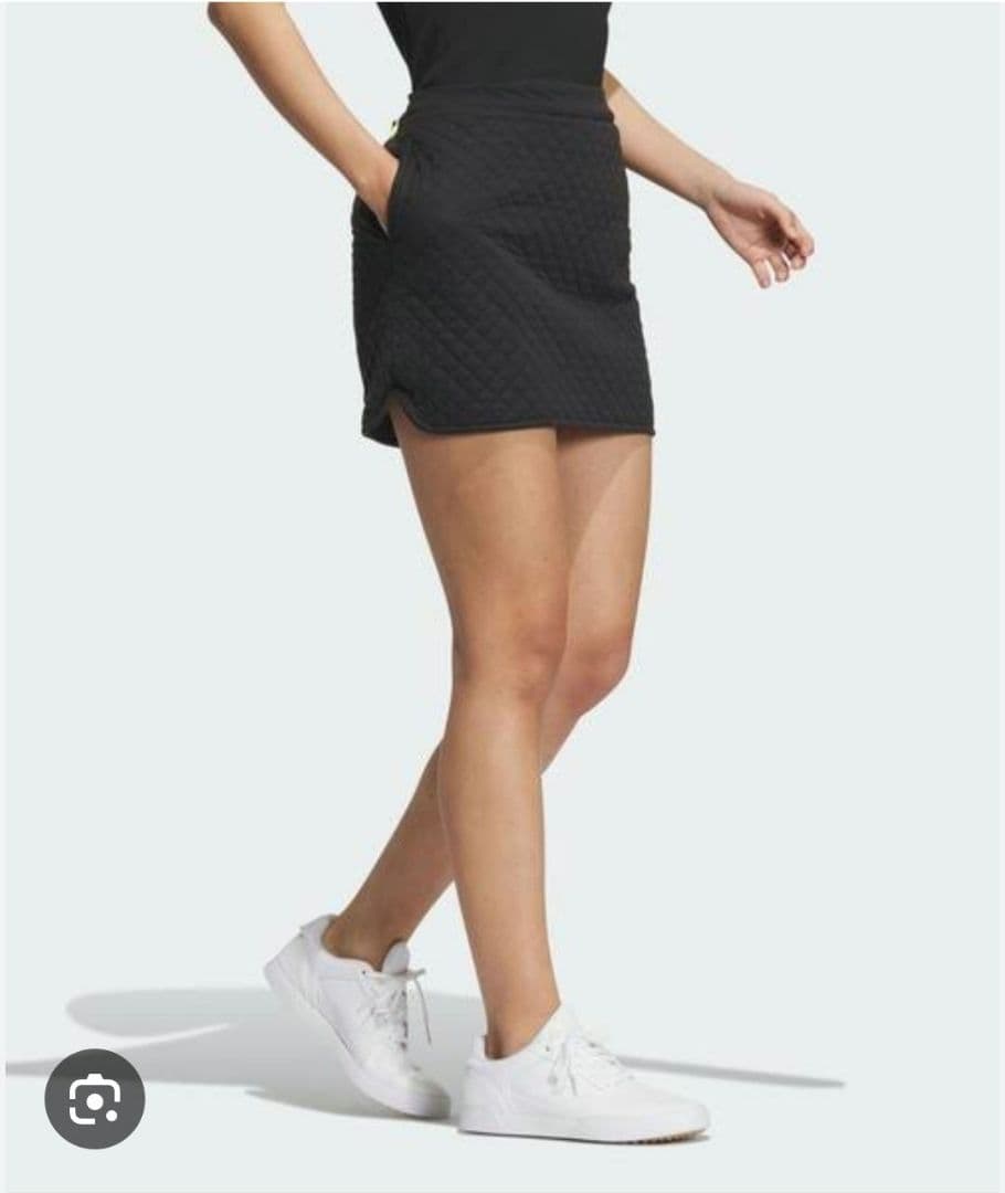 adidas♡中綿*シャツ&新品*中綿キルトスカート♡M　ゴルフ/スポーツ/テニ