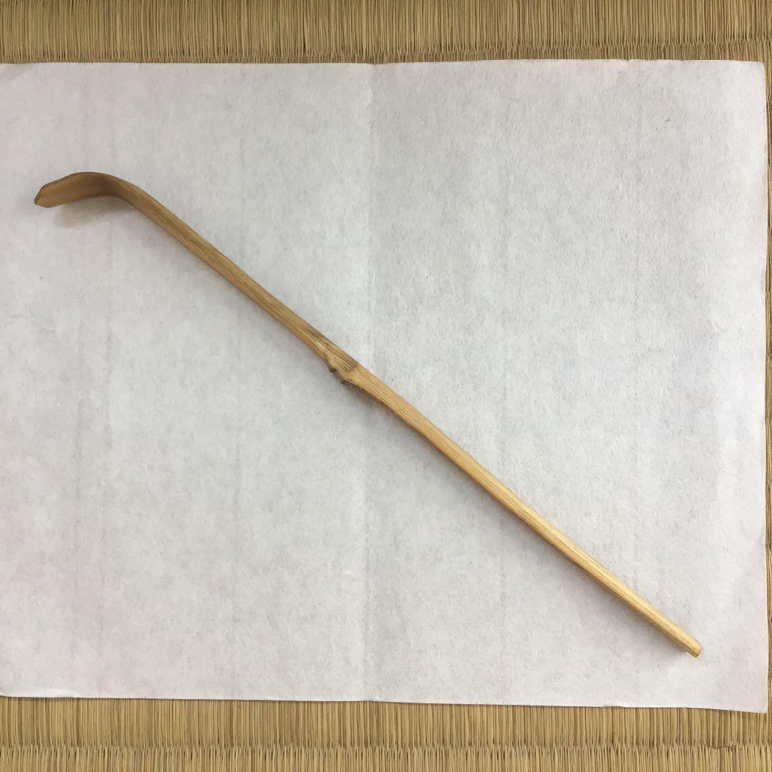 茶道具　茶杓　銘:蟬時雨　十一代松尾宗倫作　葆光斎書付　共筒　共箱　S56CS