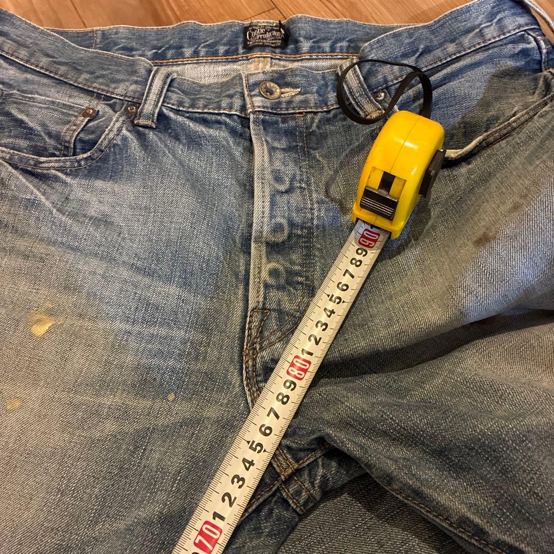 cootie デニム　リペア　ダメージ　34 36 Ｌ　ＸＬ③