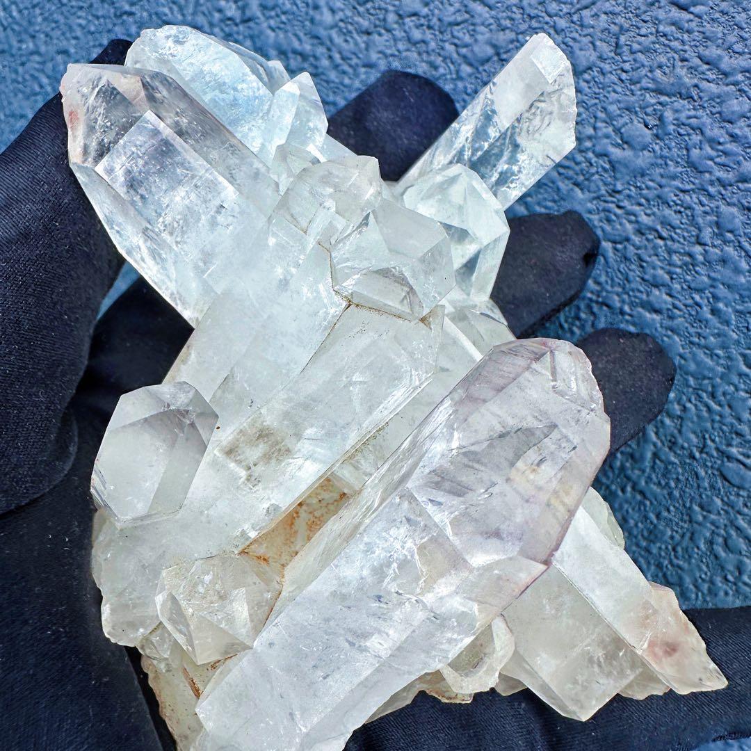 希少高透明度❗️キラキラ☆マニカラン産ヒマラヤ水晶クラスター超強いパワーA1411